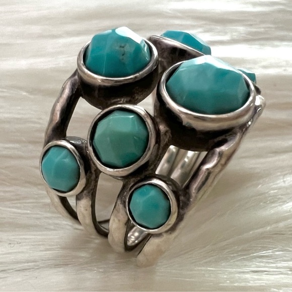 Ippolita Kingman mine turquoise and silver ring
ROCK CANDY - Picture 3 of 14